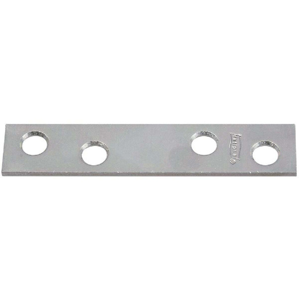 National Hardware 3 In. x 5/8 In. Zinc Steel Mending Brace (4-Count) N114-355