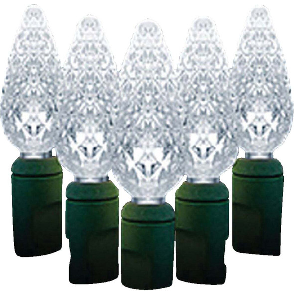 J Hofert Pure White 70-Bulb C6 1-Piece LED Light Set 2870-02T