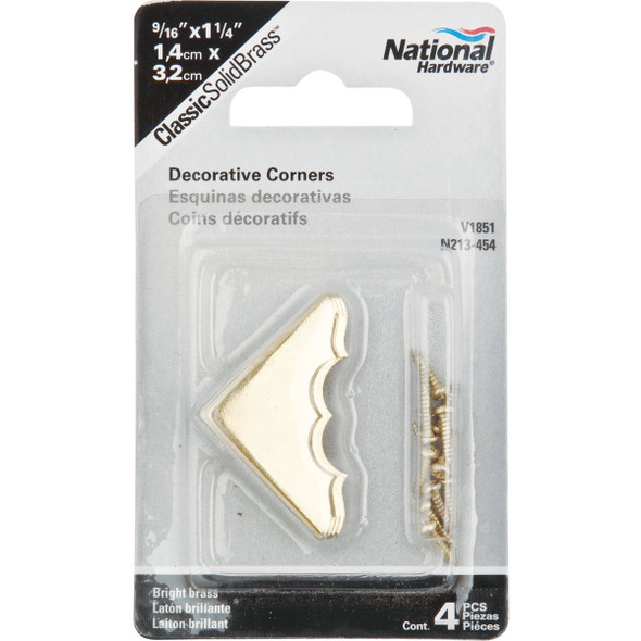 National Hardware 9-16x1-1-4 Sb Dec Corner N213-454 215387