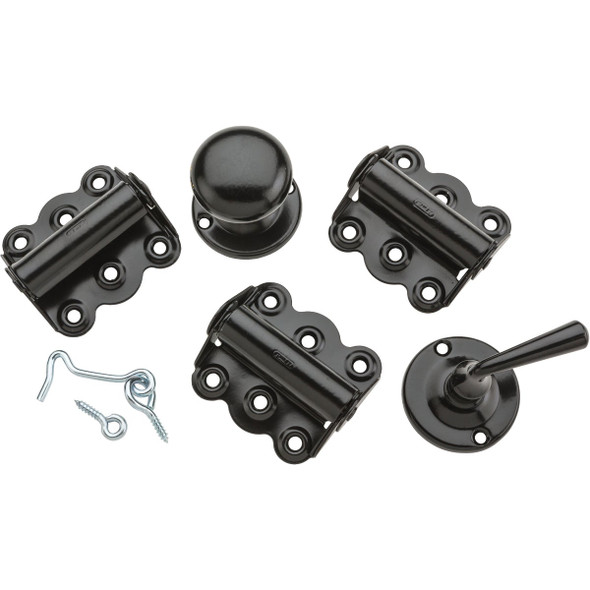 National Hardware Black 3-Hinge Screen Door Kit N100-014
