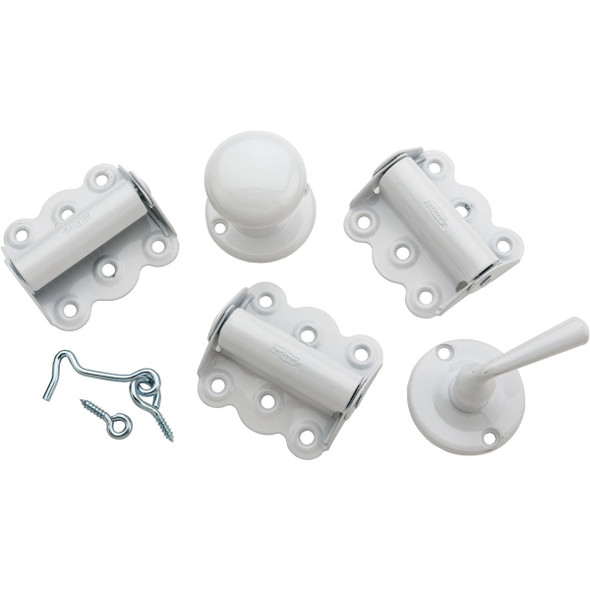 National Hardware White 3-Hinge Screen Door Kit N100-019