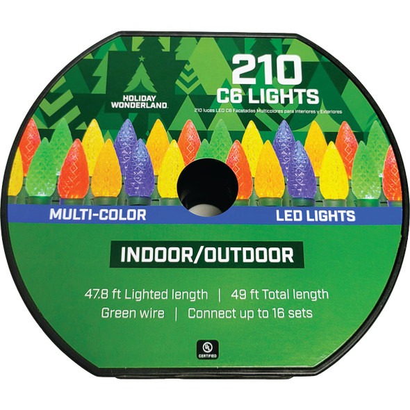 Home Impressions Multi 210-Bulb C6 LED Light Set KT-LED-2419 903000