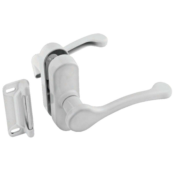 National Hardware White Lever Screen/Storm Door Latch N262-196