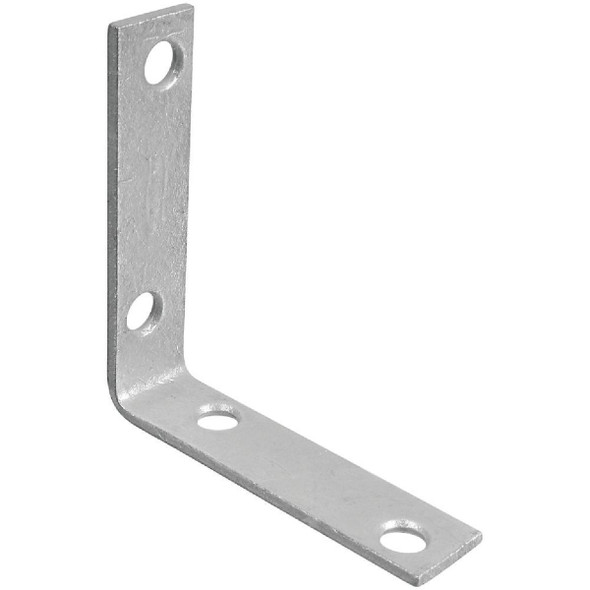 National Hardware 2-1/2 In. x 5/8 In. Galvanized Steel Corner Brace (4-Count)