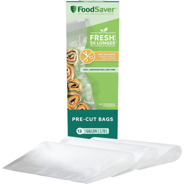 FoodSaver 1 Gal. Pre-Cut Bag (12-Count) 2215036