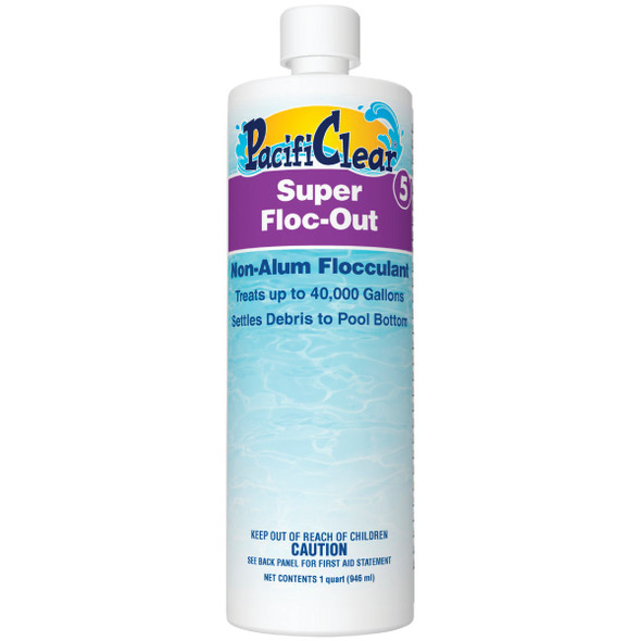 PacifiClear Super Floc Out 1 Qt. Liquid Clarifier F071001012PC
