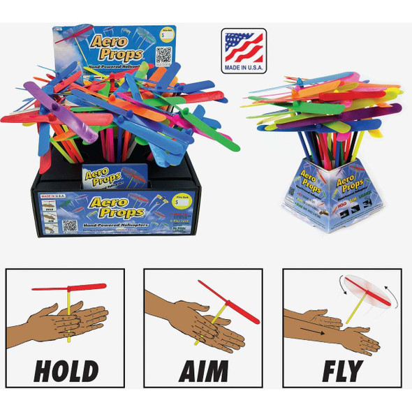 Aero Motion Aero Props Flying Propeller AP0204-2D100 Pack of 100