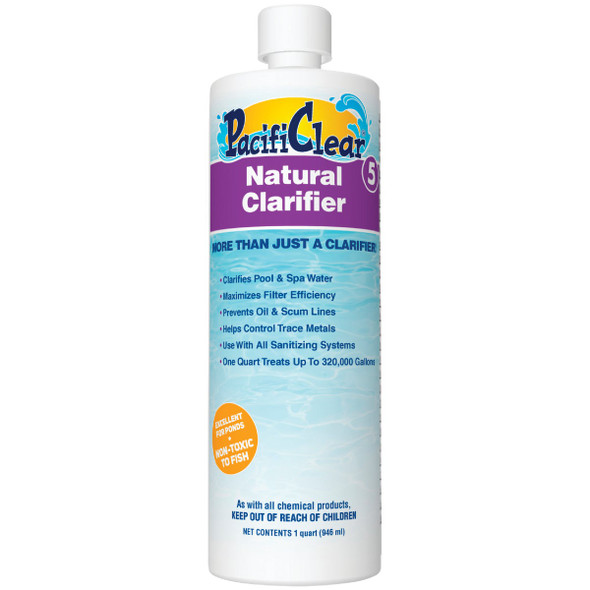 PacifiClear 1 Qt. Liquid Natural Clarifier F063001012PC