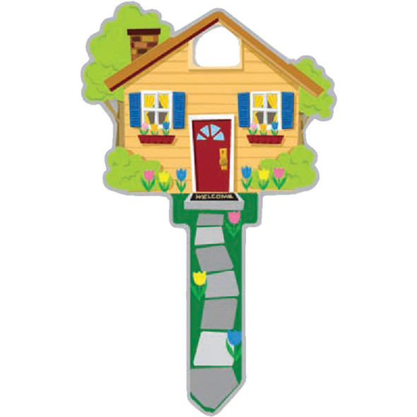 Lucky Line House Design Decorative House Key, KW11  B105K Pack of 5