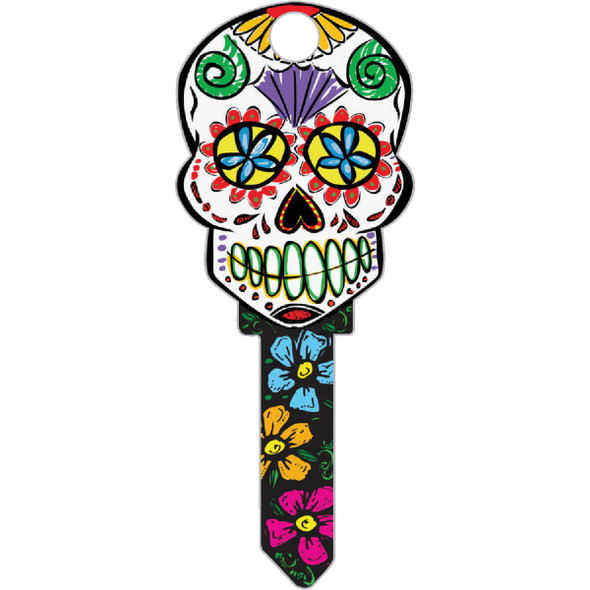 Lucky Line Skull Design Decorative House Key, SC1  B136S Pack of 5