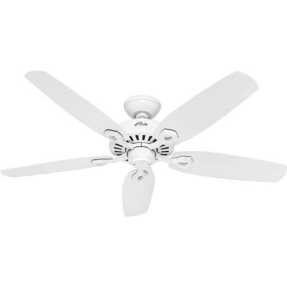 Hunter Builder Elite 52 In. White Ceiling Fan 53240