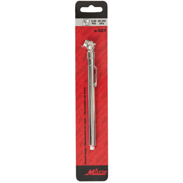 Milton 5-50 psi Chrome-Plated Tire Gauge S-921 570268