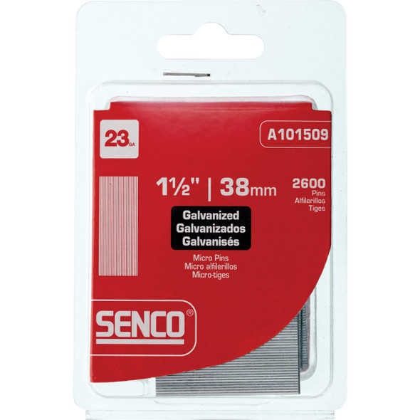 Senco 1-1/2 In. 23-Gauge Galvanized Pin Nail (2600 Ct.) CZ17EAAR