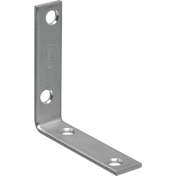 National Hardware 2-1/2 In. x 5/8 In. Zinc Corner Brace N266-338 Pack of 40