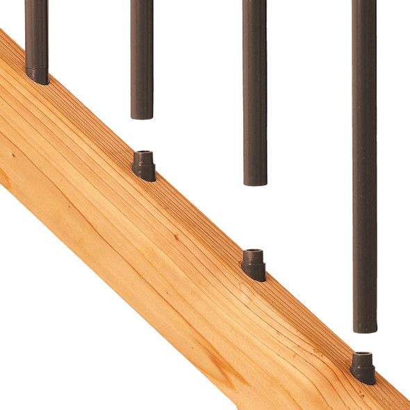 Deckorators Bronze Plastic Classic Stair Baluster Connector (20-Pack) 74818 160185