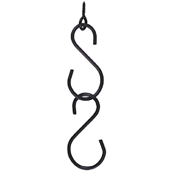 National Hardware 3-1-2 In. Black Steel Extension Hook Kit N275-149 753820