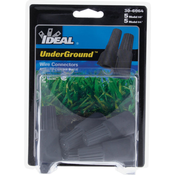 Ideal UnderGround Assorted Wire Connector (10-Pack) 30-6064 500647