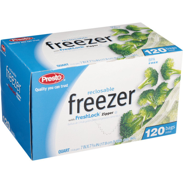 Presto 1 Qt. Reclosable Freezer Bag (120 Count) C00507S0 600942