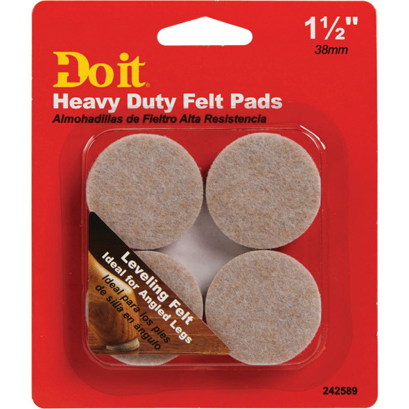 SIM Supply, Inc. 4pk 1.5" Felt Level Pad 242589
