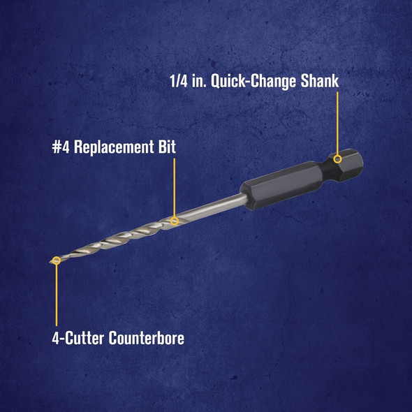Irwin #4 - 1-8 In. Wood Countersink 1882786 301651