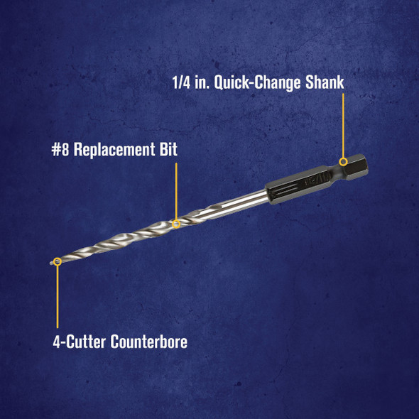Irwin #8 - 11/64 In. Wood Countersink