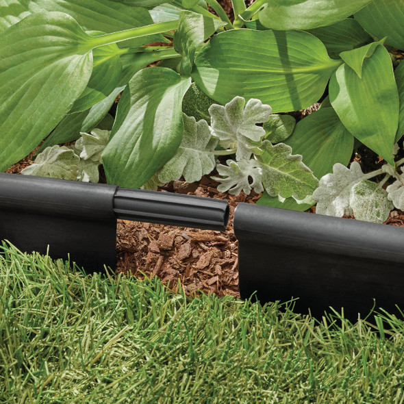 Master Mark Pro Straight Black Plastic  Lawn Edging Coupler (3-Pack) Master Mark Pro Straight Black Plastic  Lawn Edging Coupler (3-Pack)