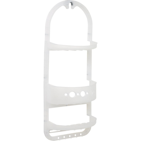 Zenith Zenna Home Plastic 10-1/4 In. x 26-1/4 In. Shower Caddy 5890KK