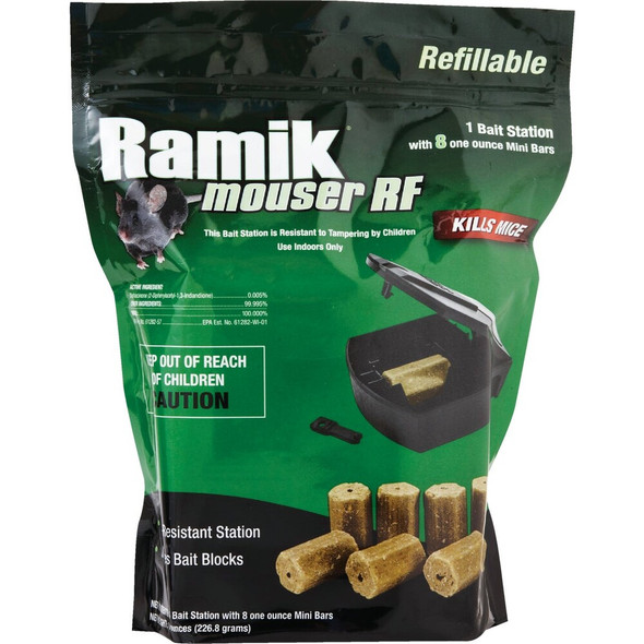 Ramik Mouser RF Refillable Mouse Bait Station (8-Refill) 000800 703031