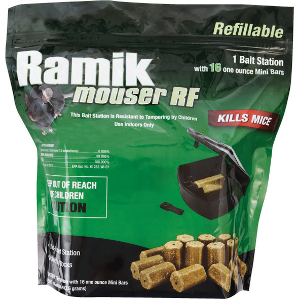 Ramik Mouser RF Refillable Mouse Bait Station (16-Refill) Ramik Mouser RF Refillable Mouse Bait Station (16-Refill)