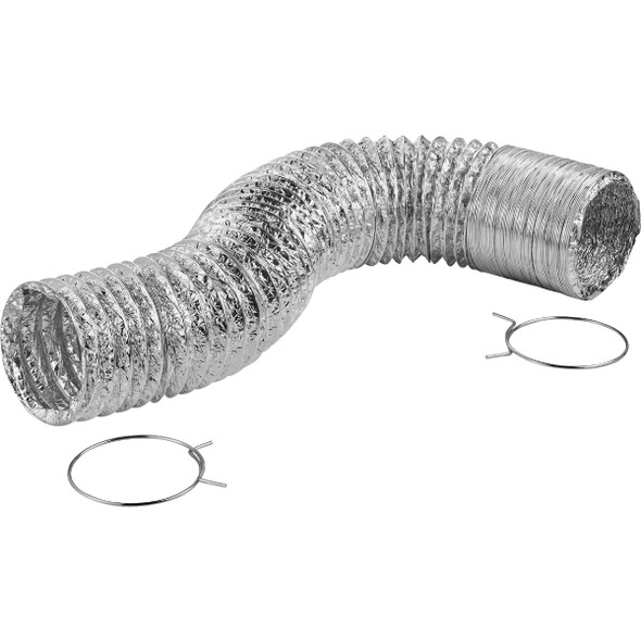 Lambro 4 In. x 8 Ft. Clothes Dryer Transition Foil Flex Duct Kit 498CTC