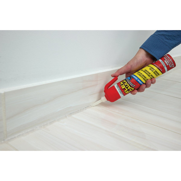 Flex Caulk 6.5 Oz. Clear Silicone Caulk Cartridge With Adjustable Nozzle US600CLR200 770850
