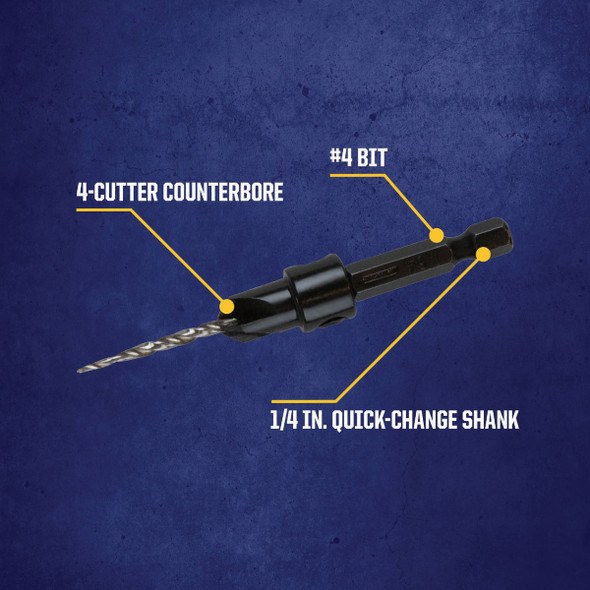 Irwin #4 - 1/8 In. Wood Countersink