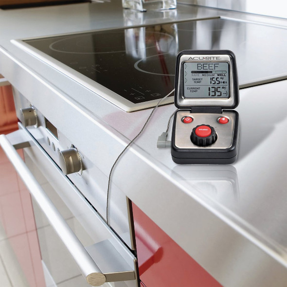 Acu-Rite Audible Digital Probe Cooking Kitchen Thermometer 00277A1 600860
