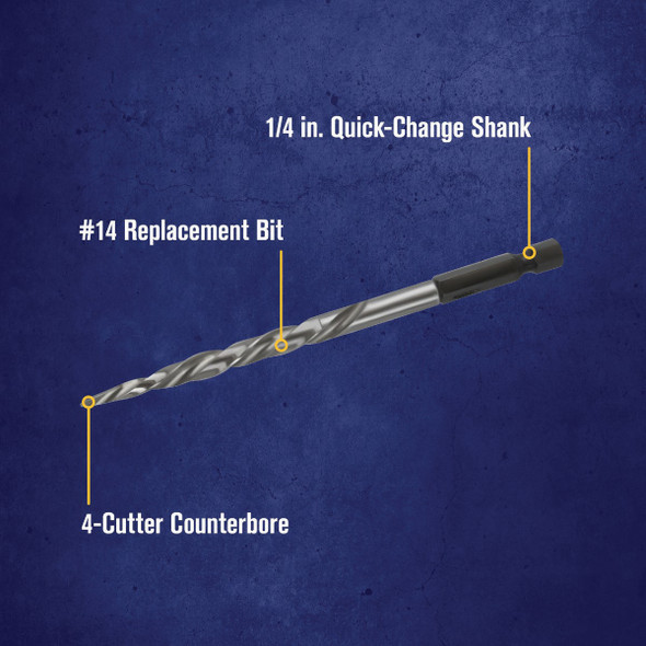 Irwin #14 - 15/64 In. Wood Countersink