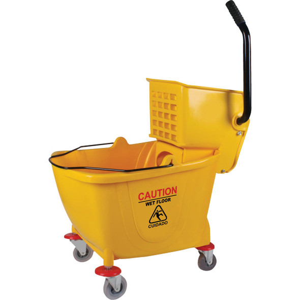 38 Qt. Side Press PVC Mop Bucket & Wringer HHMD-NORMAL36L