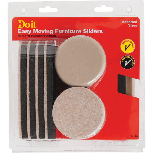 Do it Easy Mover Pad Assortment, (16-Count)