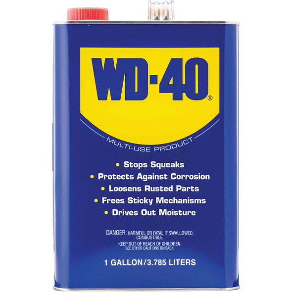 WD-40 Gal. Liquid Multi-Purpose Lubricant 490118 Pack of 4