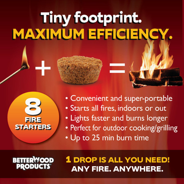 Fatwood Firedrops Fire Starter (8-Pack) 8808 400113