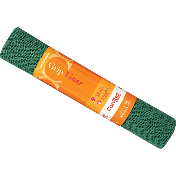 Con-Tact 12 In. x 5 Ft. Hunter Green Beaded Grip Non-Adhesive Shelf Liner Con-Tact 12 In. x 5 Ft. Hunter Green Beaded Grip Non-Adhesive Shelf Liner