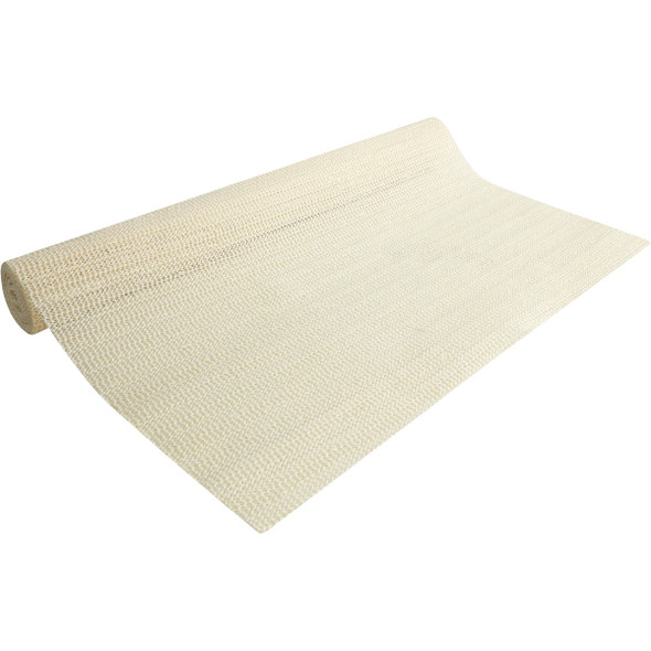 Con-Tact 20 In. x 5 Ft. Almond Beaded Grip Non-Adhesive Shelf Liner 05F-C6F54-01