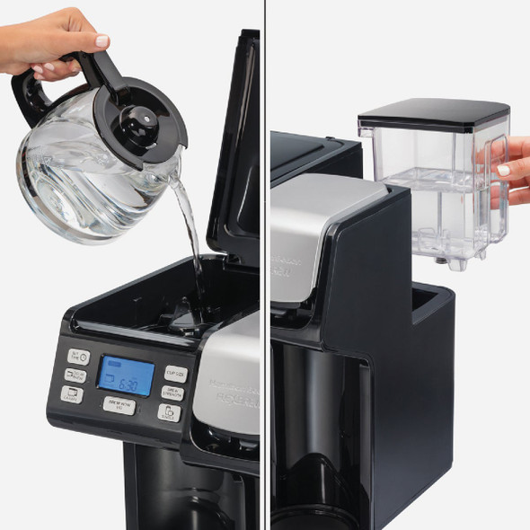 Hamilton Beach FlexBrew Trio 12 Cup Black Coffee Maker 49902G 650183