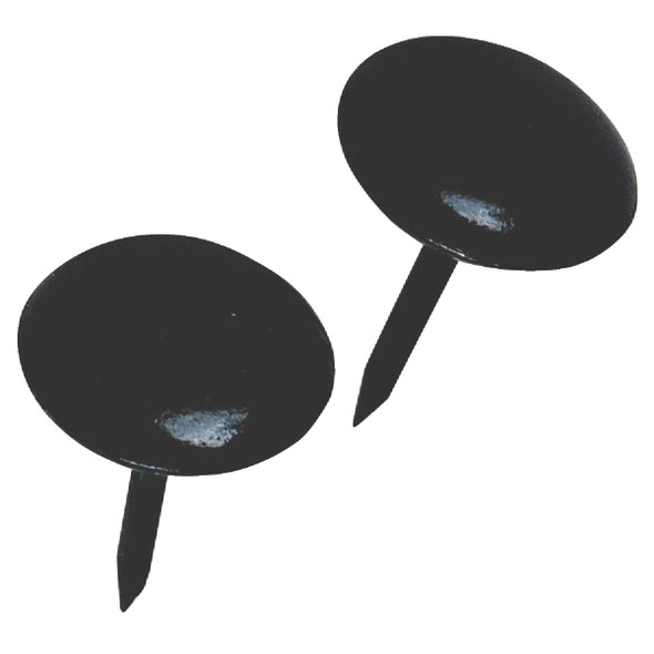 Hillman Fastener Corp Large Round Black Leatheroid Furniture Nail (25 Ct.) Hillman Fastener Corp Large Round Black Leatheroid Furniture Nail (25 Ct.)