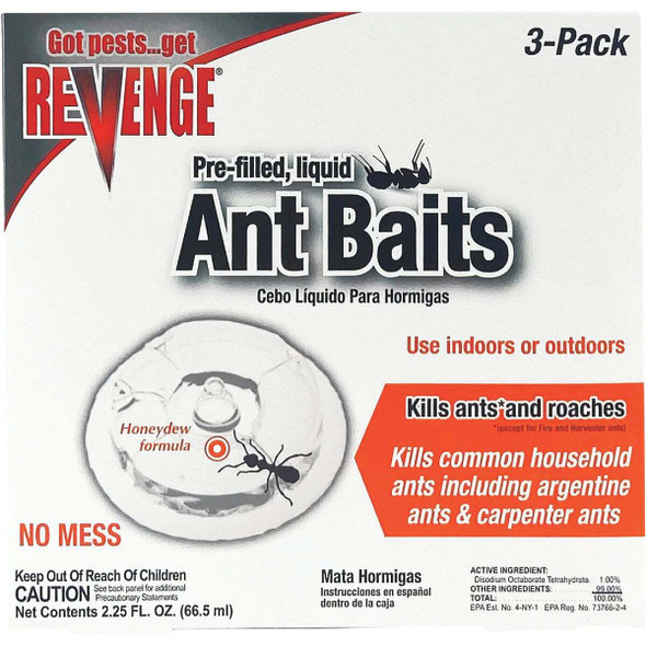 REVENGE Liquid Ant Bait Stations (3-Pack) 45100