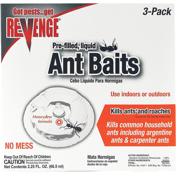 REVENGE Liquid Ant Bait Stations (3-Pack) 45100