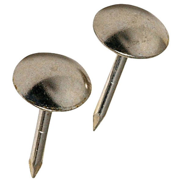 Hillman Fastener Corp Small Round Nickel Upholstery Nail (25-Count) 122687