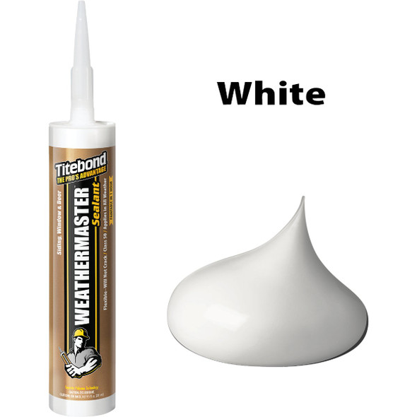 Titebond WeatherMaster 10 Oz. Polymer Sealant, 44001 White 44001