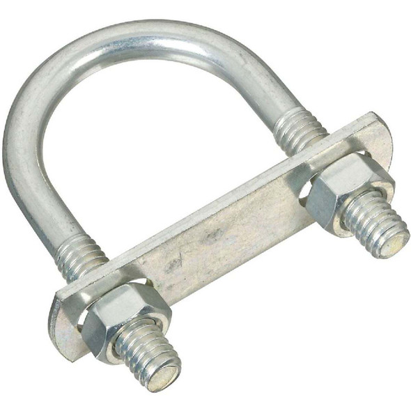 National Hardware 5/16 In. x 1-3/8 In. x 2-1/2 In. Zinc Round U Bolt Pack of 5