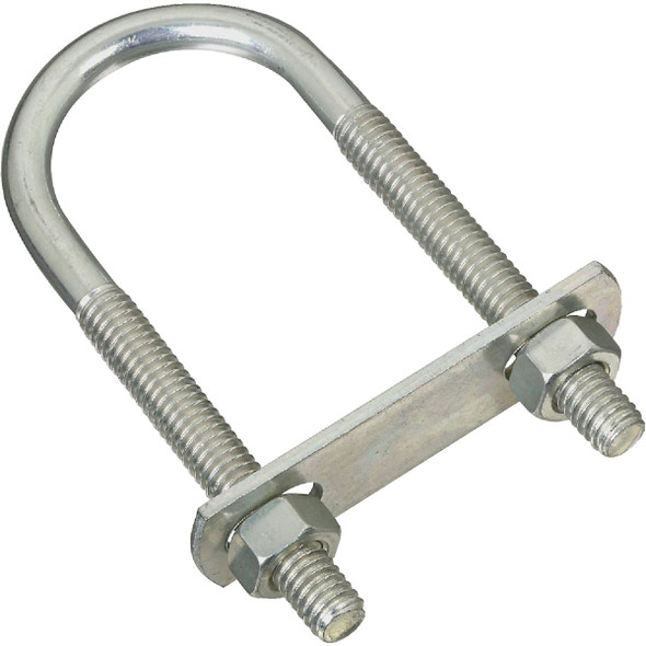 National Hardware 5/16 In. x 1-3/8 In. x 3-3/4 In. Zinc Round U Bolt Pack of 5
