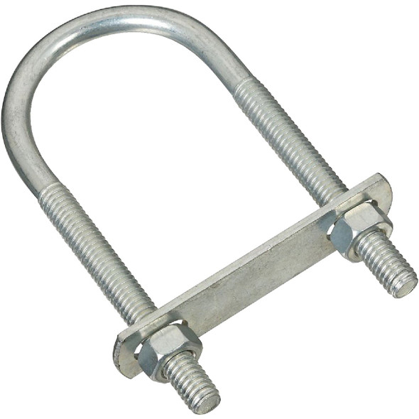 National Hardware 5/16 In. x 1-3/4 In. x 4-1/4 In. Zinc Round U Bolt Pack of 5