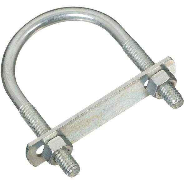 National Hardware 5/16 In. x 2 In. x 3-1/4 In. Zinc Round U Bolt Pack of 5